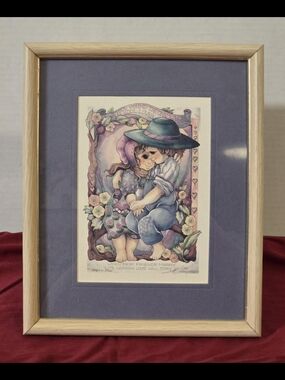 Vintage 1993 Jody Bergsma Signed Limited Edition Framed Art Print 1501/7500